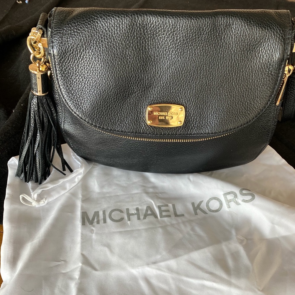 Michael Kors Pebbled Leather Shoulder Bag